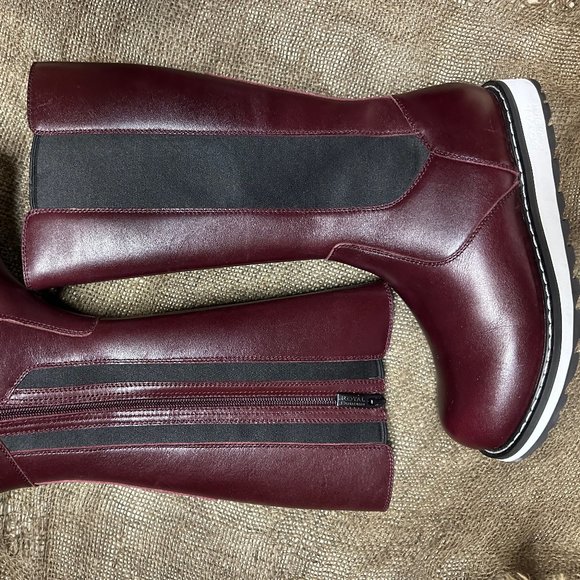 ROYAL CANADIAN ST. CATHERINE TALL LEATHER WATERPROOF BOOTS NEW - Picture 6 of 10